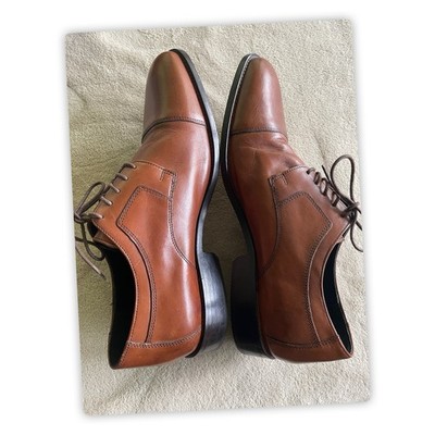 J. Murphy by Johnston & Murphy Brown Leather Oxford Dress  display picture 3