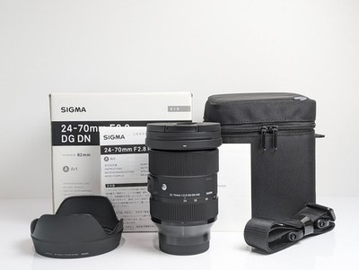 Sigma 24-70mm f/2.8 DG DN Art Lens Sony E [Near Mint w/Hood w/Box] From Japan