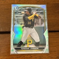 2023 Bowman #BCP-88 Termarr Johnson Chrome Prospects Lunar Glow Refractors