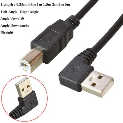 2.0 USB Druckerkabel Anschluss Kabel Drucker für Brother Epson HP Canon 0.25m-5m