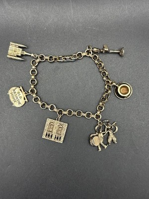 Vintage Coro  Old Absinthe House  Charm Bracelet   New Orleans Landmark Theme