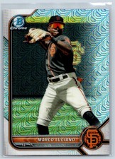 Marco Luciano 2022 Bowman Chrome Prospects Mega Refractor Rookie #BCP-7 San