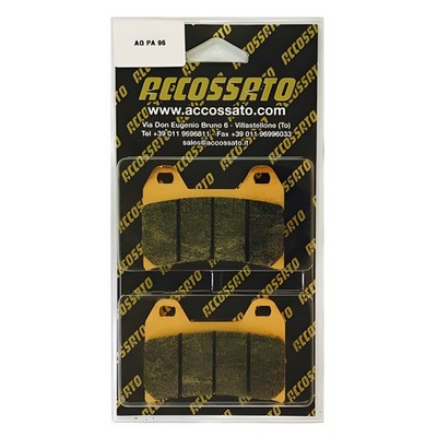FRONT RECESSED BRAKE PADS FOR KTM LC4 640 SUPERMOTO 2004 > EV2 PAIR