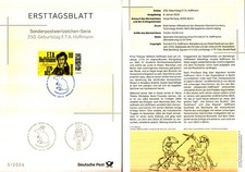 ERSTTAGSBLATT  2026/03   250. GEBURTSTAG  E.T.A. HOFFMANN