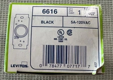 Leviton Single Pole Fan Speed Control – Model 6616 – New