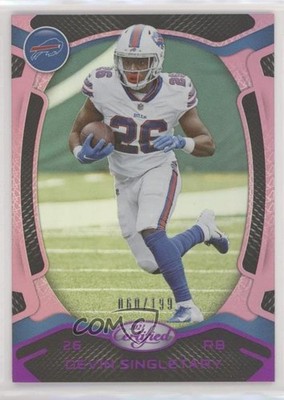 2021 Certified Mirror Pink 60/199 Devin Singletary #3 0ik7