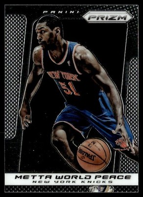 2013-14 Panini Prizm Metta World Peace New York Knicks #47