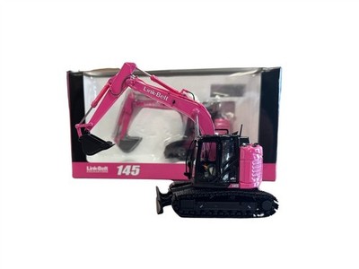 Link-Belt 145 X4S Spin Ace Excavator - Breast Cancer Pink - 1:50