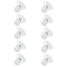 Flange Inserts 13/15/17/19/21mm 10PC 10pcs-5size-flange insert, Transparent