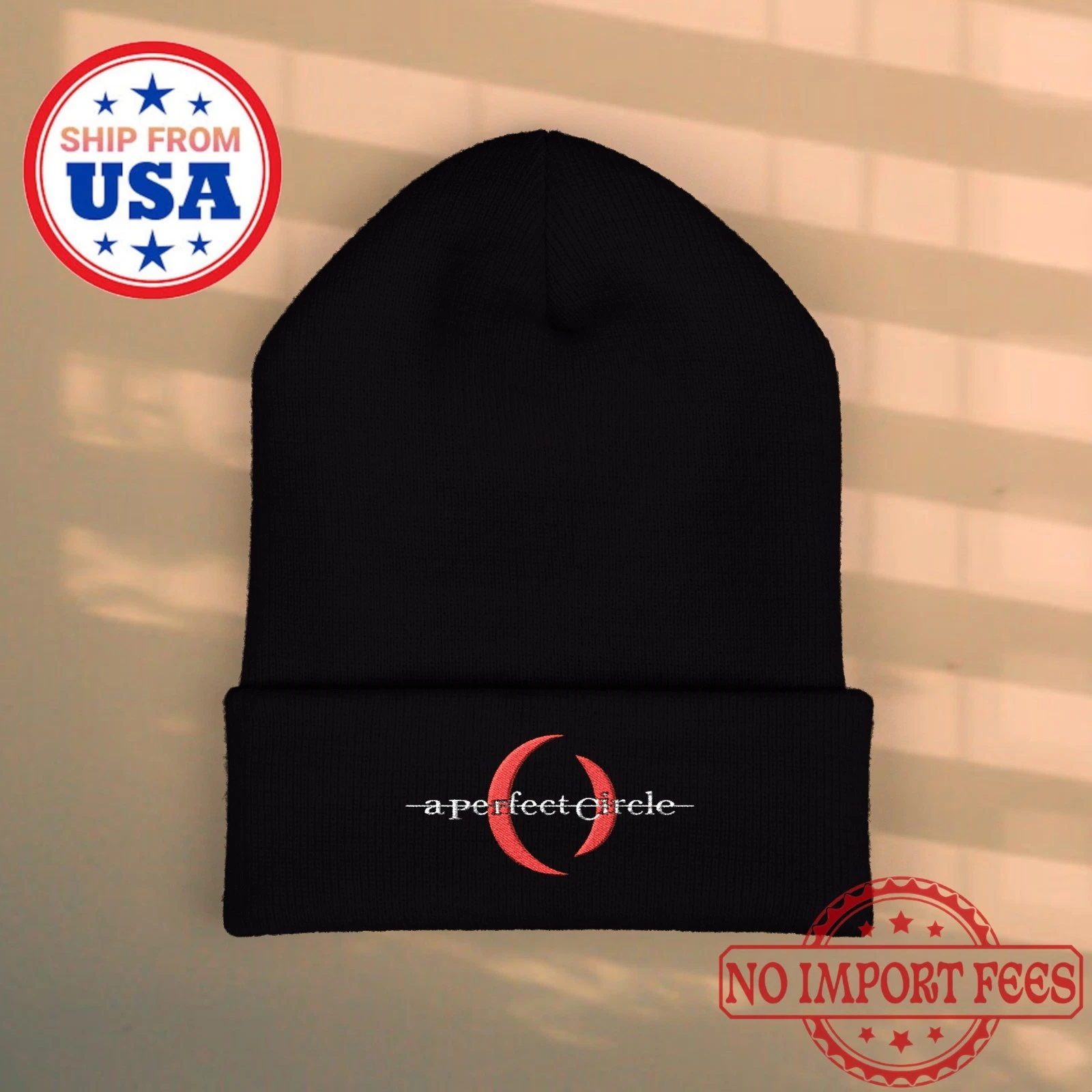 A Perfect Circle Black Beanie Hat Size Adult
Opens in a new window or tab