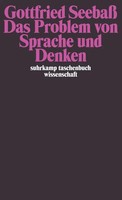 Das Problem Von Sprache Und Denken Gottfried Seebaß taschenbuch 496 S. Deutsch