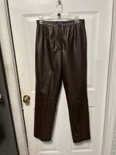 Vintage Y2K MixIt Brown Leather Pants Size 8 NWT