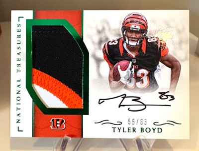 2016 National Treasures RMS-TB Tyler Boyd (RC) - Rookie Materials ...