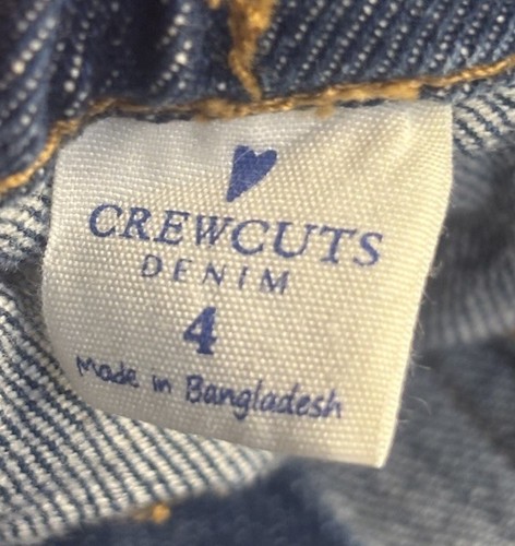 Crewcuts J Crew Girls Skirt Size 4 Denim Jean Medium Wash Mini - Picture 5 of 10