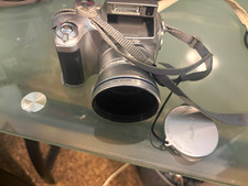Fujifilm FinePix S3000 Silver 3.2MP Compact Digital Camera 6x Zoom w/ Strap
