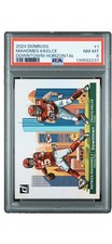 Panini Donruss Downtown! Horizontal Mahomes Kelce #1 PSA 8
