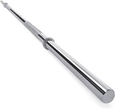 Fitness Weight Bar 5FT Barbell 1 Inch Solid Chrome Workout Exercise Lifting