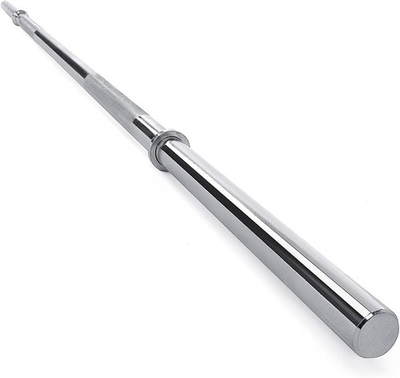 #ad Fitness Weight Bar 5FT Barbell 1 Inch Solid Chrome Workout Exercise Lifting $24.97