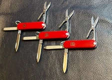 Victorinox CLASSIC SD Small Swiss Army Knife - Red - 58mm - Lot of 3