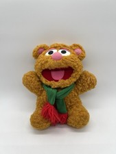 McDonald's Muppets Fozzie Baby Bear Christmas Plush Toy Jim Henson 1987 VINTAGE