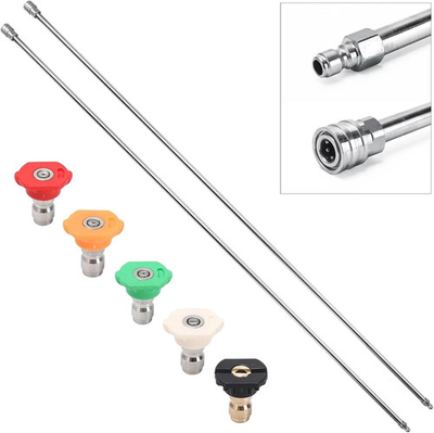 #ad Pressure Washer Extension Wand 120quot; Stainless Steel Power Washer Lance 2 x ... $37.19
