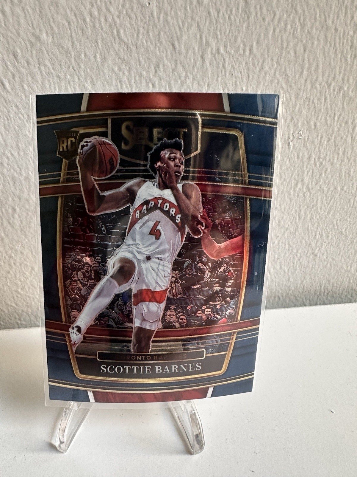 Scottie Barnes 2021-22 Panini Select Blue (Retail Base) #74 RC Toronto Raptors