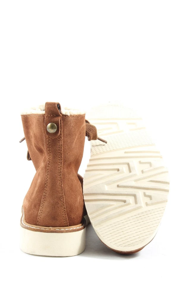 ESPRIT Patucos con cordones Mujeres Botines Talla EU 39 marrón look casual - Imagen 2 de 4