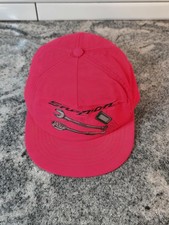 VINTAGE Snap-on Hat Cap Snap Back Red Advertising Made USA Tools Mens 90s