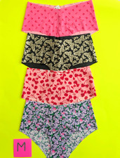 Victoria's Secret PINK Size M Seamless Cheeky Panty Bundle - Lot of 4