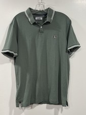 An Original Penguin Polo Shirt Green L Mens Short Sleeve 100 Cotton Munsingwear