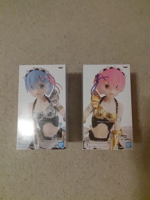 EXQ Re:Zero Starting Life in Another World Rem & Ram Armor figure set Banpresto 