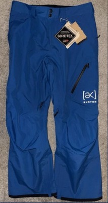 2025 Mens Burton [ak] Swash GORE-TEX 2L Snowboard Pants Medium Reg Blue Teal NWT