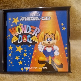 Sega Mega CD Wonder Dog Rare Complete With Manual PAL ⭐⭐⭐ PRISTINE CONDITION ⭐⭐⭐