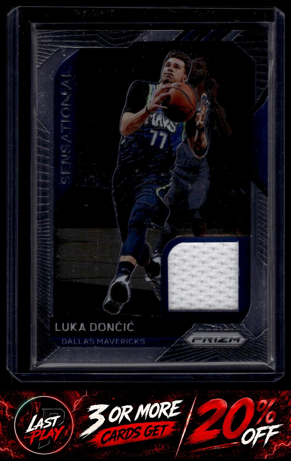 2020-21 Panini Prizm #SSW-LUK Luka Doncic Sensational Swatches