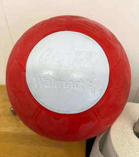 Coca Cola One World Play Project Futbol Red & White Football Soccer Ball