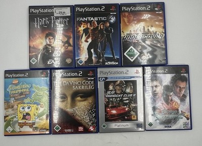PlayStation 2 Spiele Konvolut 7 Stück PS2 CIB Sammlung Harry Potter NFSU