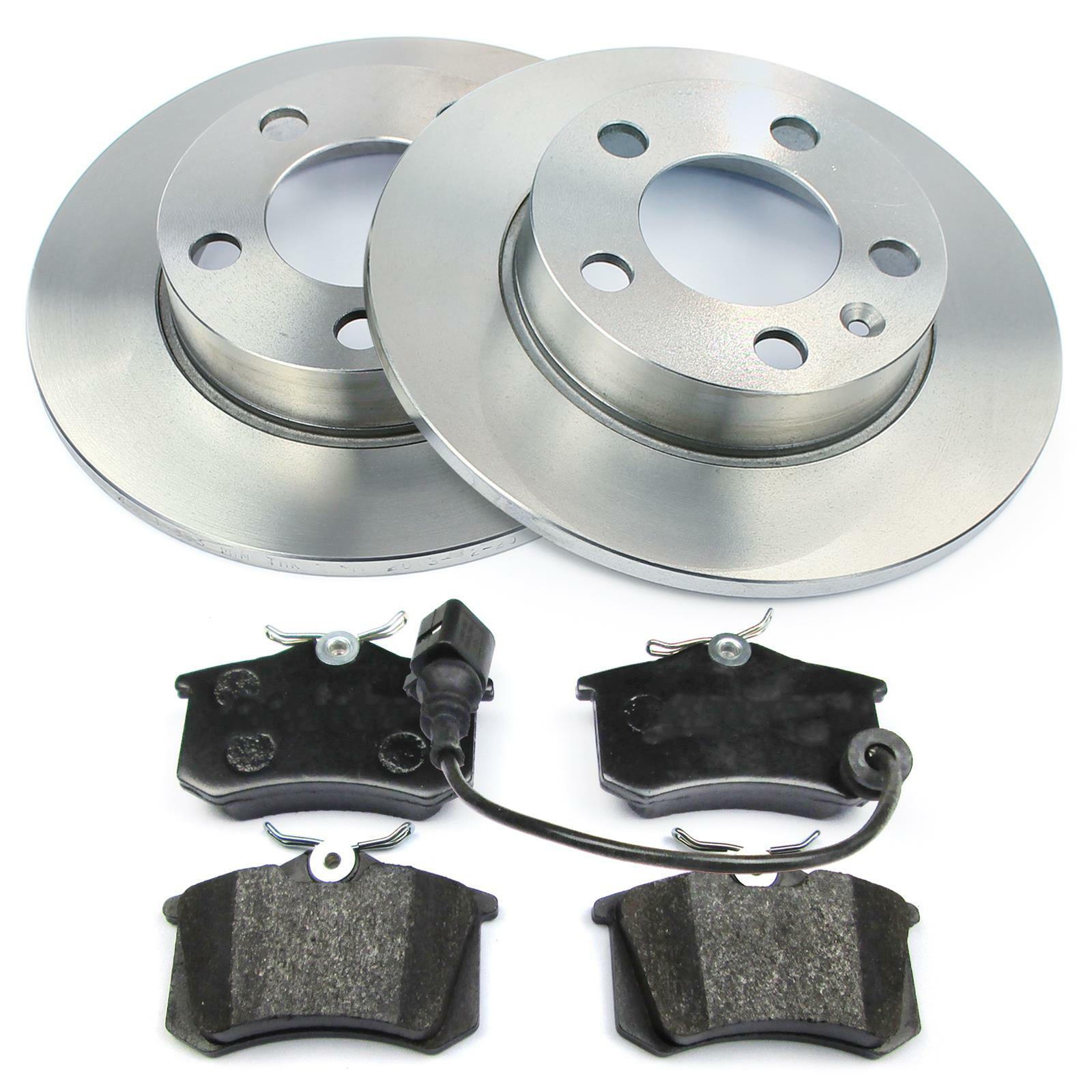 Brake discs rear brake pads 230 mm full for Seat Cordoba IV VW