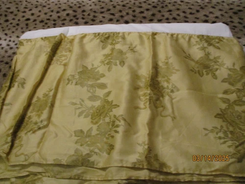Crown Crafts Royal Sateen By Kitan King Bed Skirt / Dust Ruffle Egyptian Cotton