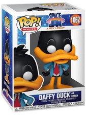 Figura Funko POP #1062 Space Jam 2: A New Legacy Daffy Duck as Coach totalmente nueva