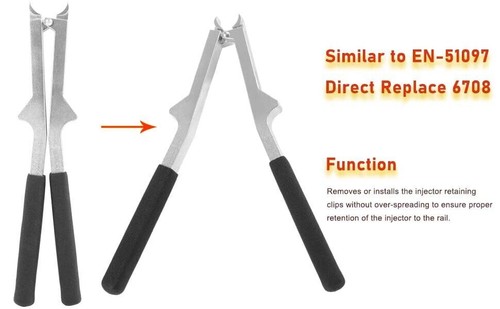 6708 Injector Retaining Clip Replacer Fit For GM 4.3L V6, 5.3L V8, or 6.2L V8 - Picture 5 of 11