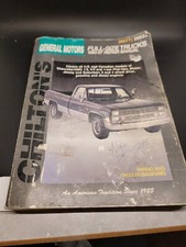 ⭐Chilton's 28622 (8577) Repair Manual for Chevrolet GMC Full Size Trucks 80 - 87