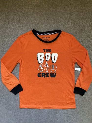 Kids Halloween Family Pajamas Size M (8) 2 Piece Sleep Set “The Boo Crew” - Picture 3 of 10