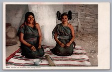 Mother & Daughter Hopi Moki Indians Native Americans Postcard I2