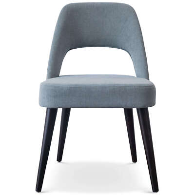 Mid Century Modern Fabric Dining Chairs (Set of 2)