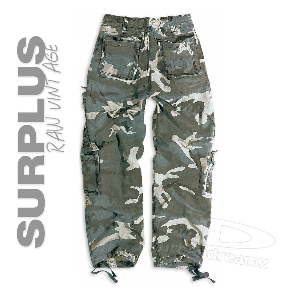 SURPLUS™ Raw Vintage★ AIRBORNE/ FATIGUES/ TREKKING Cargo Hose US