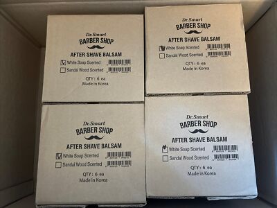 Dr. Smart After Shave Balsam White Soap Scented Sensitive Qty 24, 3.5 Oz Bottles
