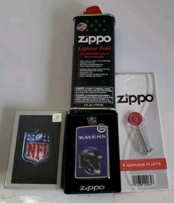 Zippo Baltimore Ravens Gift Set Bundle