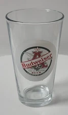 Budweiser King of Bottled Beer Anheuser Busch St. Louis Retro Pint Glass