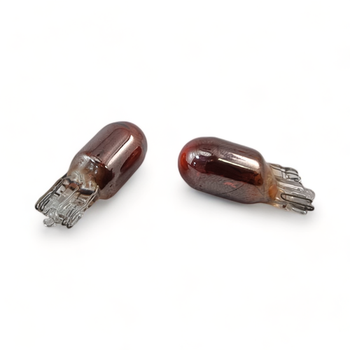 For Seat Leon Chrome / Silver Indicator Bulbs 501 Side Tail Pair MK3 (12-18) - Picture 2 of 3