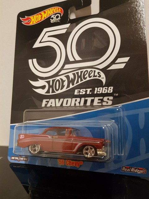 hot wheels 50th anniversary favorites 56 chevy